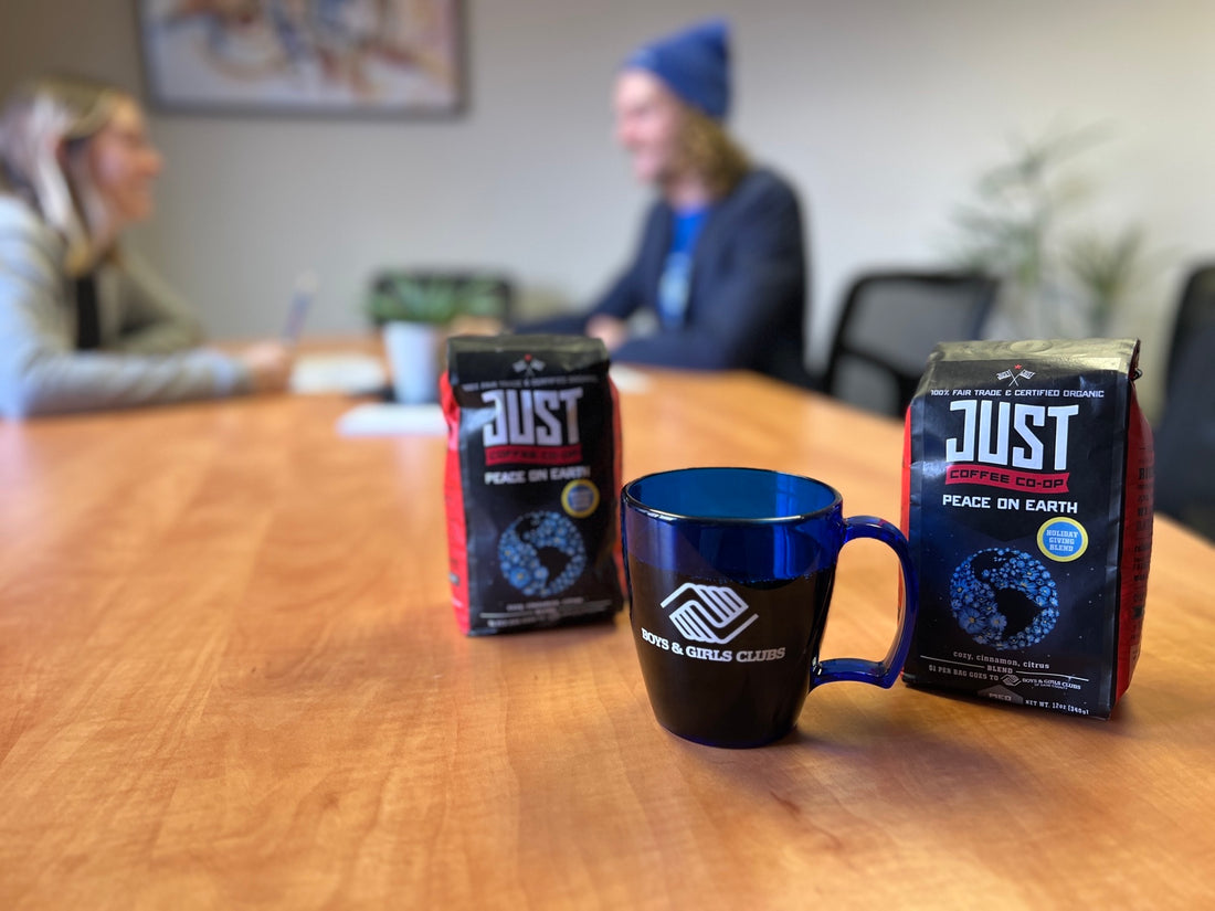 Just coffee bags for Boys and Girls cubs in office