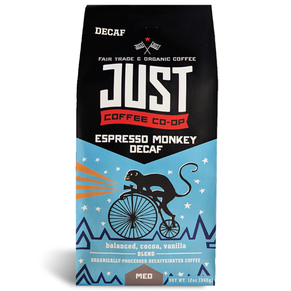Image Of Espresso Monkey Decaf Coffee Bag