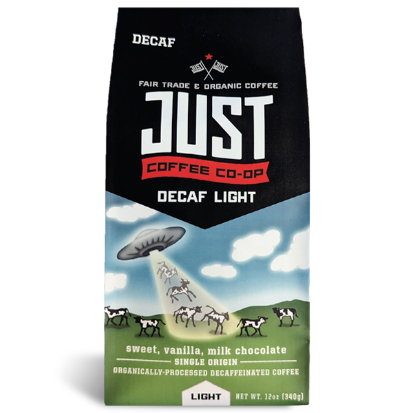 Image Of Decaf Light Coffee Bag