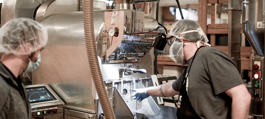 Head Roaster Roasting Coffee