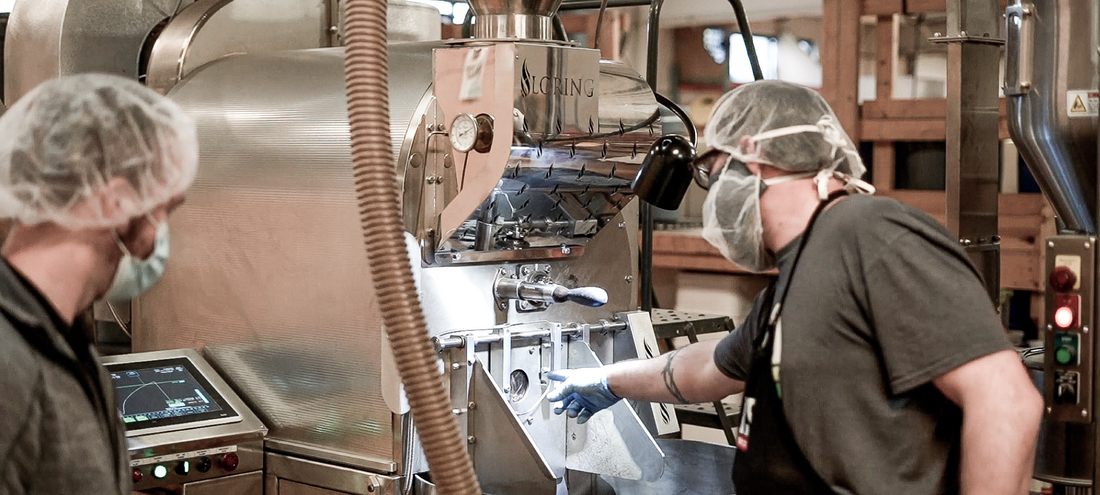 Head Roaster Roasting Coffee 