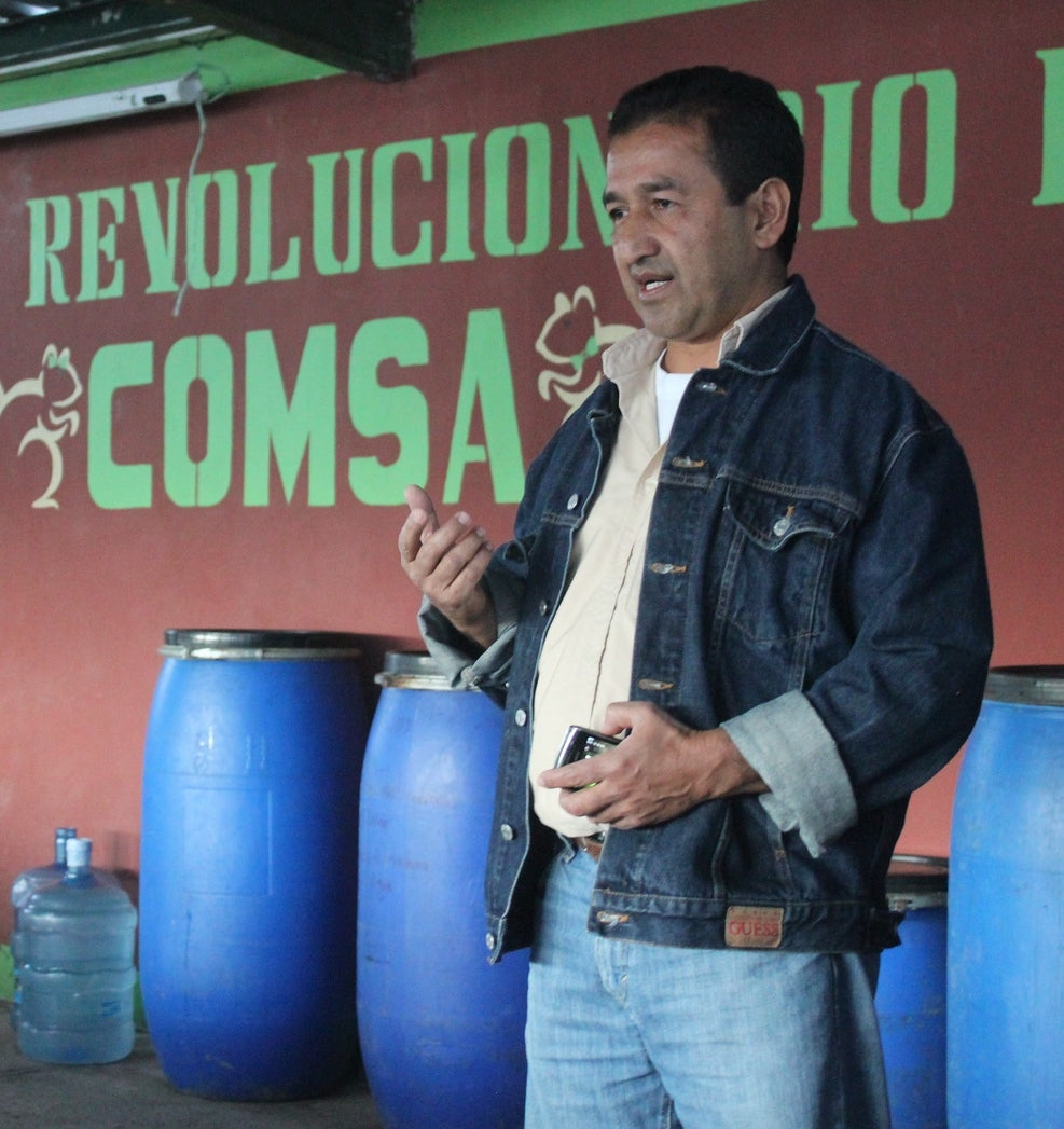 Image of coffee farmer at COMSA in Honduras  