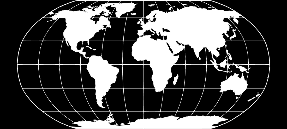 World Map White 